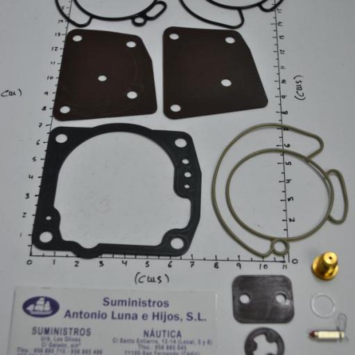 Kit de juntas del carburador (equivalente 438996 OMC/Johnson/Evinrude) RecMar [5]