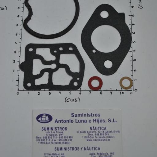 Kit de juntas del carburador (equivalente 1395-9651 Mercury/Mariner/Mercruiser) RecMar