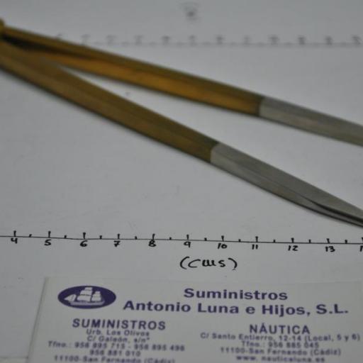 Compás de puntas recto de latón de 17,8 cm Lalizas [4]