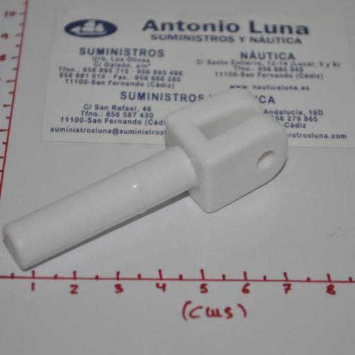 Soporte para toldo de PVC blanco de 12 mm Imnasa [1]