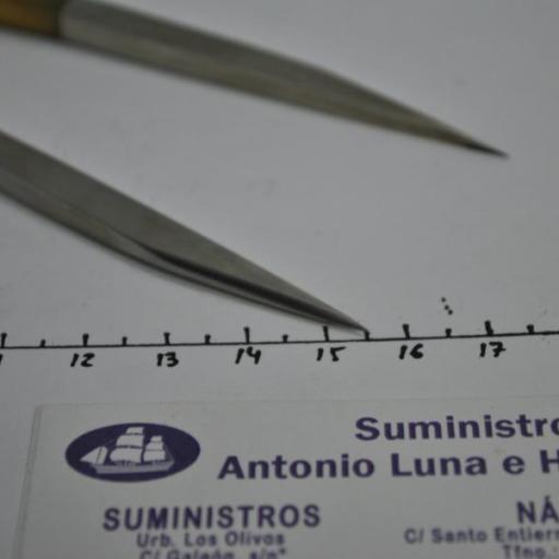 Compás de puntas recto de latón de 17,8 cm Lalizas [5]