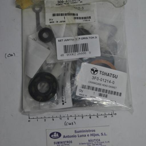 Kit de juntas y retenes superior 309-87121-3 original Tohatsu [1]