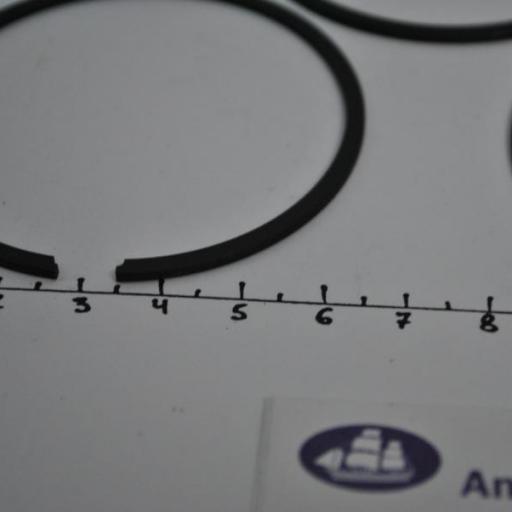 Set aros (4 uds) pistón (segmentos) 39-18212A4 original Quicksilver [5]