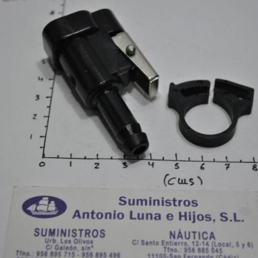 Conector de combustible hembra de 3/8" 0775641 original Johnson Evinrude [5]