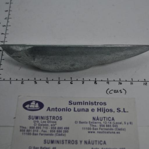 Ánodo de zinc (tipo pez) para atornillar de 115 mm Zineti. [5]