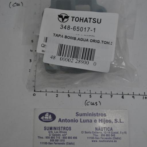 Tapa inferior de la bomba de agua 348-65017-1 original Tohatsu [7]