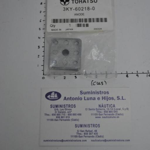 Ánodo de zinc original 3KY-60218-0 Tohatsu [7]