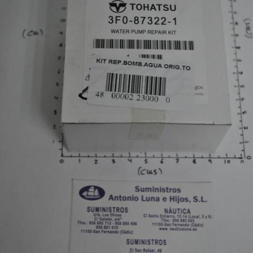 Kit de reparación de la bomba de agua 3F0-87322-1 original Tohatsu [7]