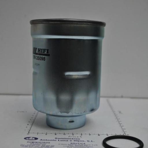 Filtro de gasoil (equivalente 119798-55110 Yanmar) Hifi [2]