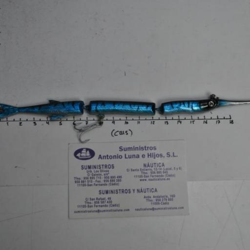 Pez artificial articulado Take Aguglia 20 cm azul Lineaeffe [0]