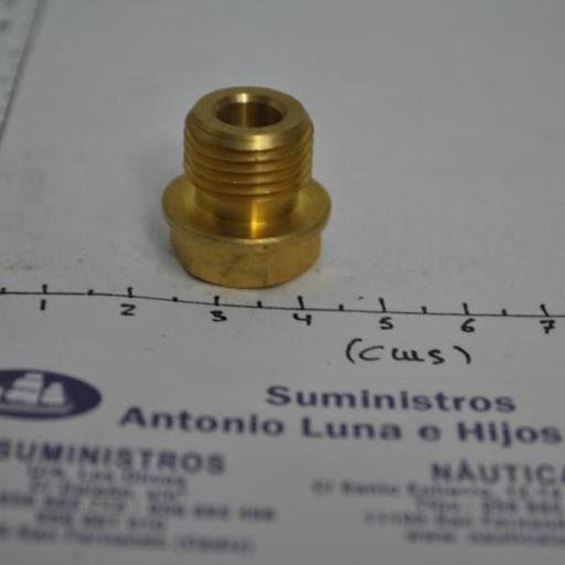 Ánodo de zinc tipo barra refrigerante para motor Nanni Mercedes Tecnoseal (tapón opcional) [5]