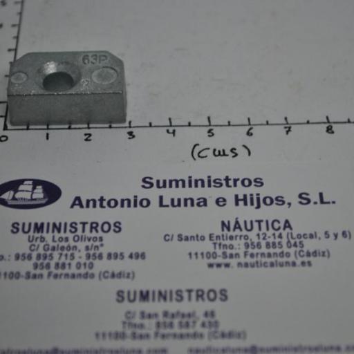 Ánodo de zinc 63P-11325-11 original Yamaha [1]