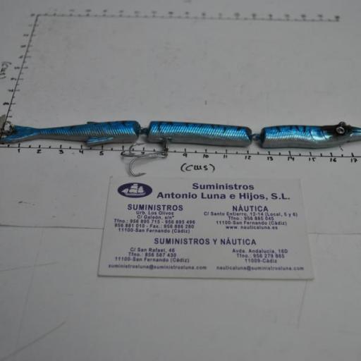Pez artificial articulado Take Aguglia 20 cm azul Lineaeffe [1]