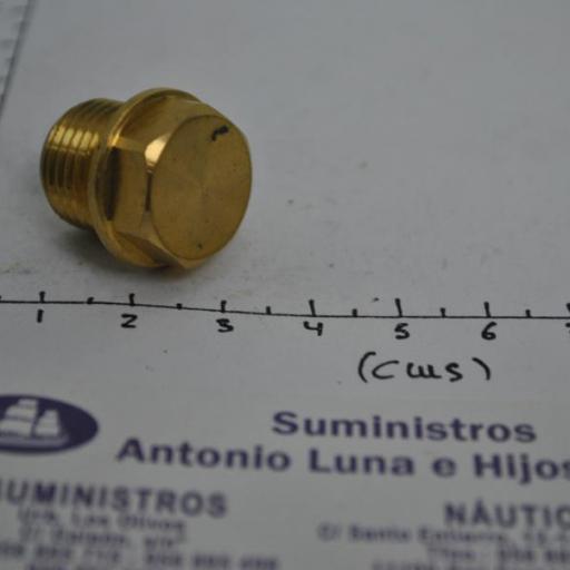 Ánodo de zinc tipo barra refrigerante para motor Nanni Mercedes Tecnoseal (tapón opcional) [7]