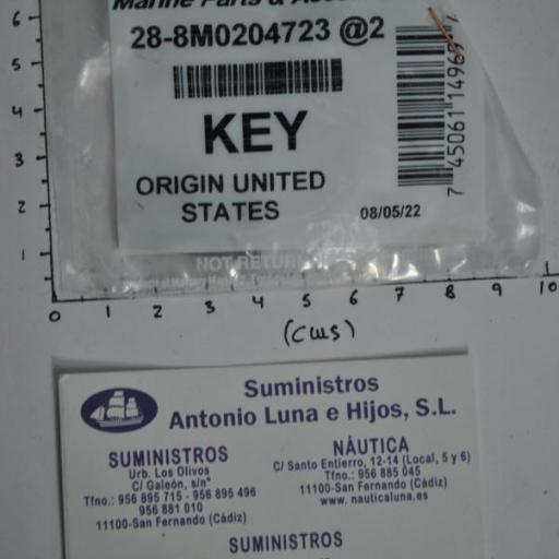 Chaveta 28-8M0204723 original Quicksilver/Mercury [6]