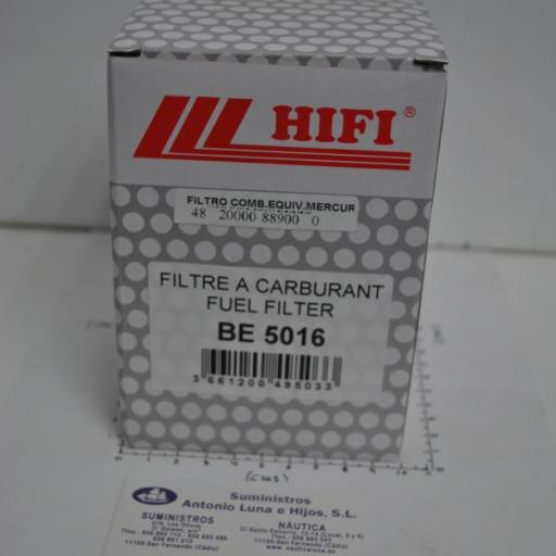 Filtro de combustible (equivalente 35-8M0020349 Mercury) Hifi Filter [7]