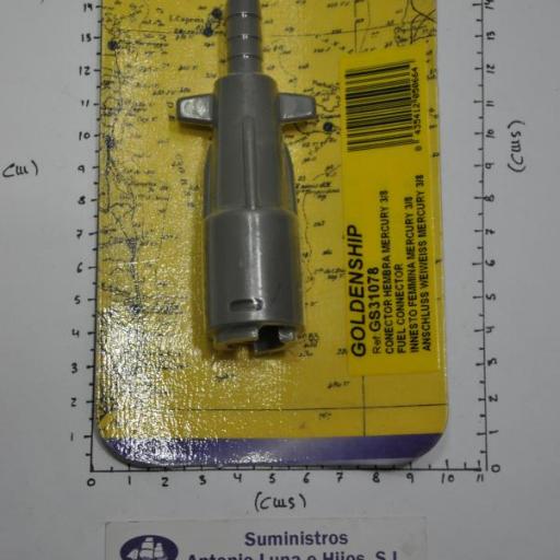 Conector de combustible hembra (equivalente 22831T03 Mercury) Goldenship [7]