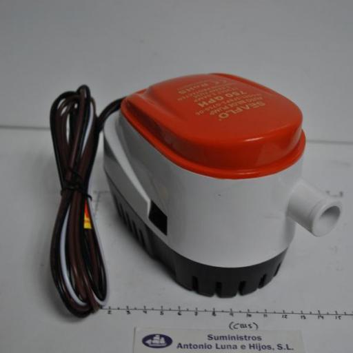 Bomba de achique automática sumergible 750 GPH 12V Seaflo [5]