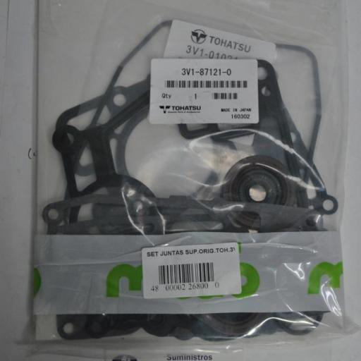 Kit de juntas y retenes superior 3V1-87121-0 original Tohatsu [1]