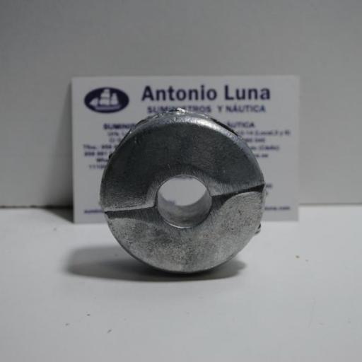 Ánodo de zinc para eje collar plano 55 mm Tecnoseal [2]
