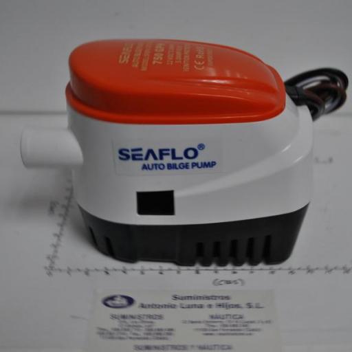 Bomba de achique automática sumergible 750 GPH 12V Seaflo