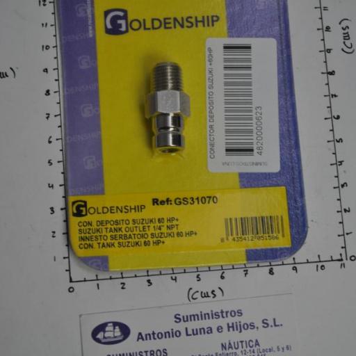 Conector macho para depósitos (equivalente Suzuki 65740-95D01-00) Goldenship [5]