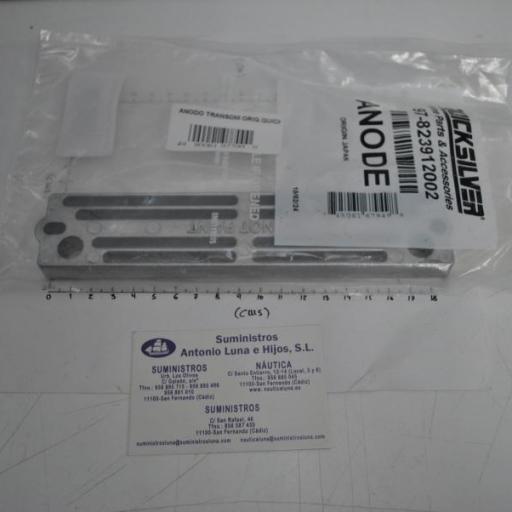 Ánodo de aluminio 97-823912002 original Quicksilver/Mercury [1]