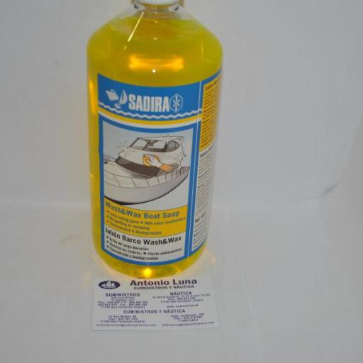 Jabón líquido para barcos Wash & Wax 1lt Sadira [0]