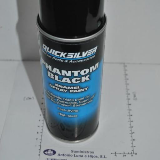 Pintura (spray) negra (original Mercury/Mercruiser) Quicksilver