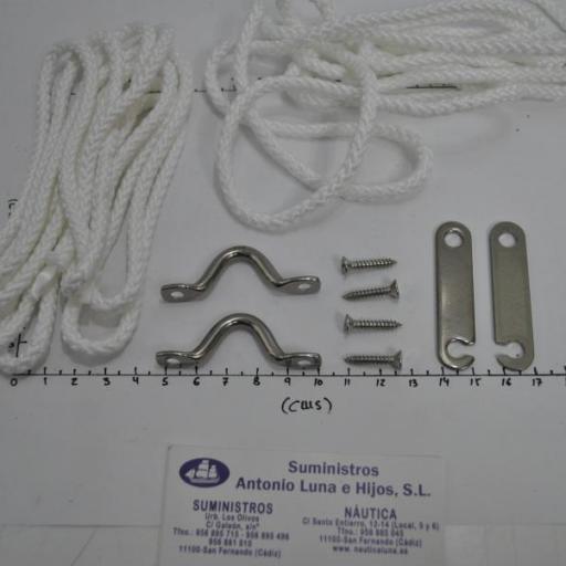 Kit de accesorios para la fijación del bimini Lalizas