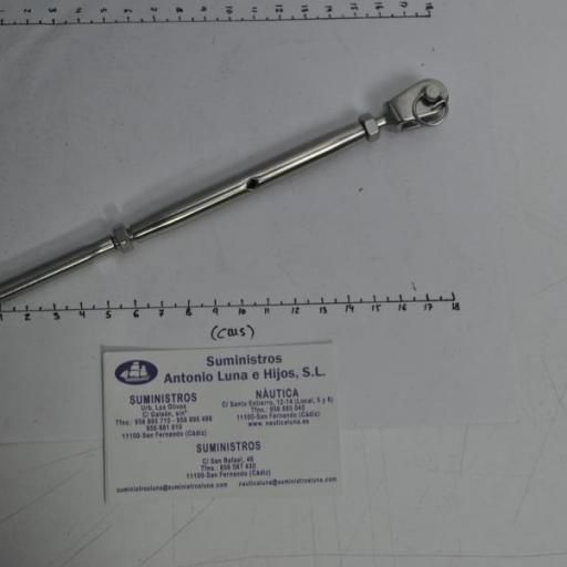 Tensor de horquilla con terminal para prensar cable de 4 mm [1]