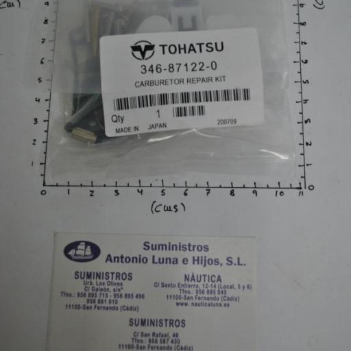 Kit de reparación del carburador 346-87122-0 original Tohatsu [7]