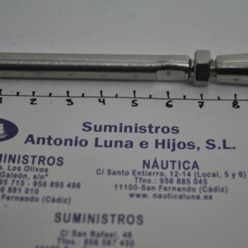 Tensor de horquilla con terminal para prensar cable de 4 mm [2]