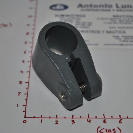 Abrazadera de capota de policarbonato gris de 22 mm Lalizas [2]