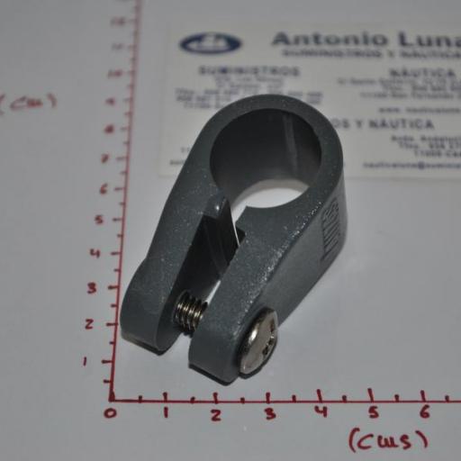 Abrazadera de capota de policarbonato gris de 22 mm Lalizas [3]