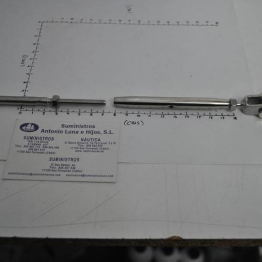 Tensor de horquilla con terminal para prensar cable de 4 mm [4]