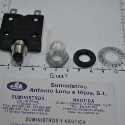 Disyuntor magnetotérmico para paneles eléctricos Osculati