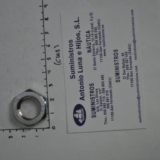Tuerca hexagonal baja Din-439B acero inoxidable A4 [4]
