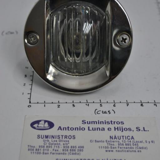 Luz de popa redonda empotrable 12V 10W Goldenship