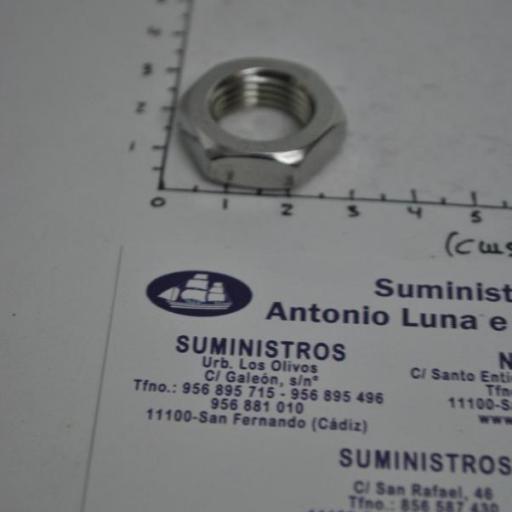 Tuerca hexagonal baja Din-439B acero inoxidable A4 [2]