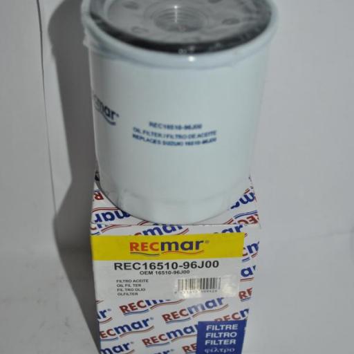 Filtro de aceite RecMar (equivalente) Suzuki 16510-96J00 [1]