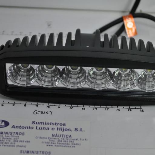 Foco de cubierta 6 led 18W 12-30V Imnasa