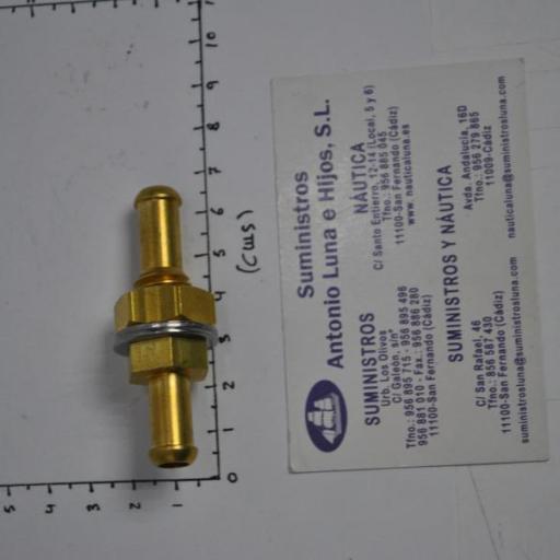 Pasamamparos de latón de 3/8" (9,5 mm) para combustible Goldenship [2]