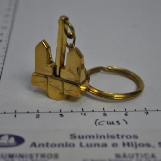 Llavero dorado Ancla Hall [7]