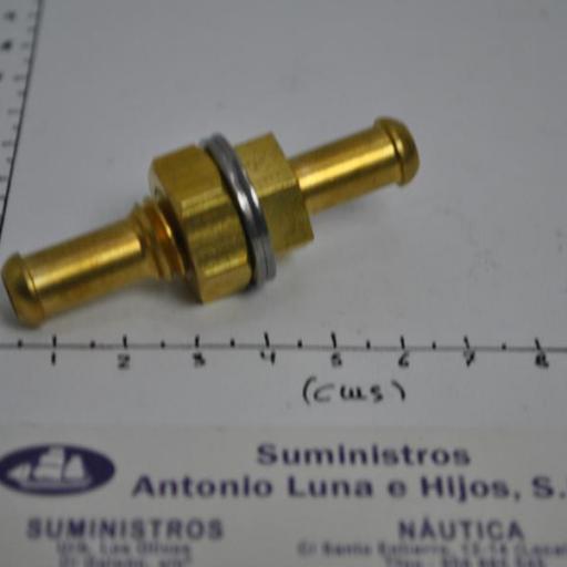 Pasamamparos de latón de 3/8" (9,5 mm) para combustible Goldenship [1]