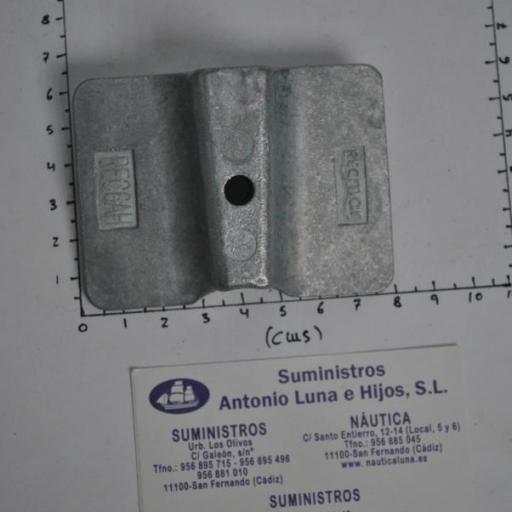 Ánodo de zinc (equivalente 6AH-45251-00 Yamaha) RecMar [2]