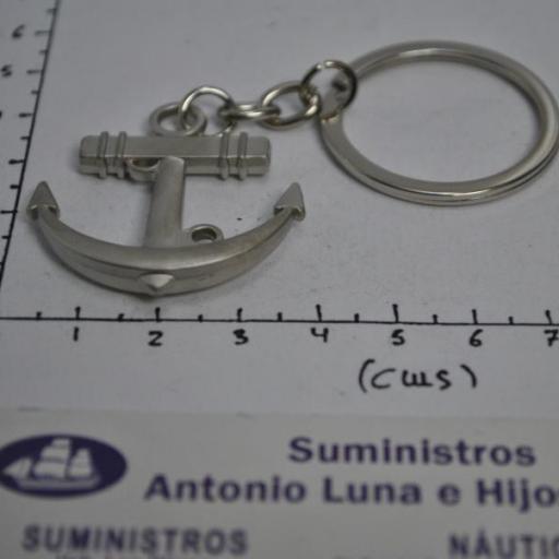 Llavero niquelado ancla [2]