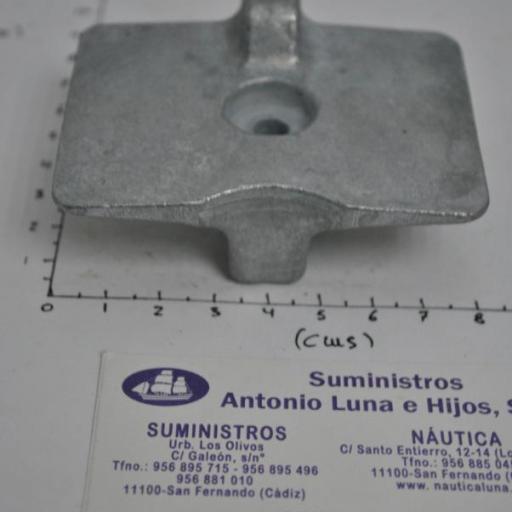 Ánodo de zinc (equivalente 6AH-45251-00 Yamaha) RecMar [5]