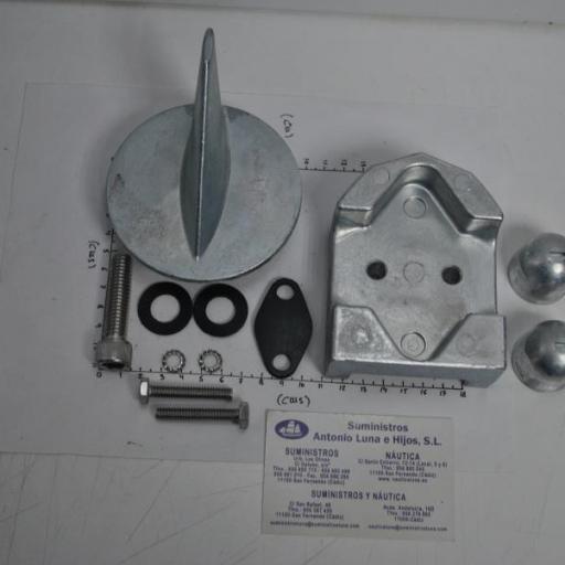 Kit de ánodos de zinc (equivalente 8887562Q02 Mercruiser Alpha One 1ª generación) Tecnoseal [1]