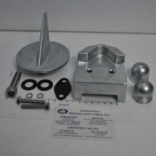 Kit de ánodos de zinc (equivalente 8887562Q02 Mercruiser Alpha One 1ª generación) Tecnoseal
